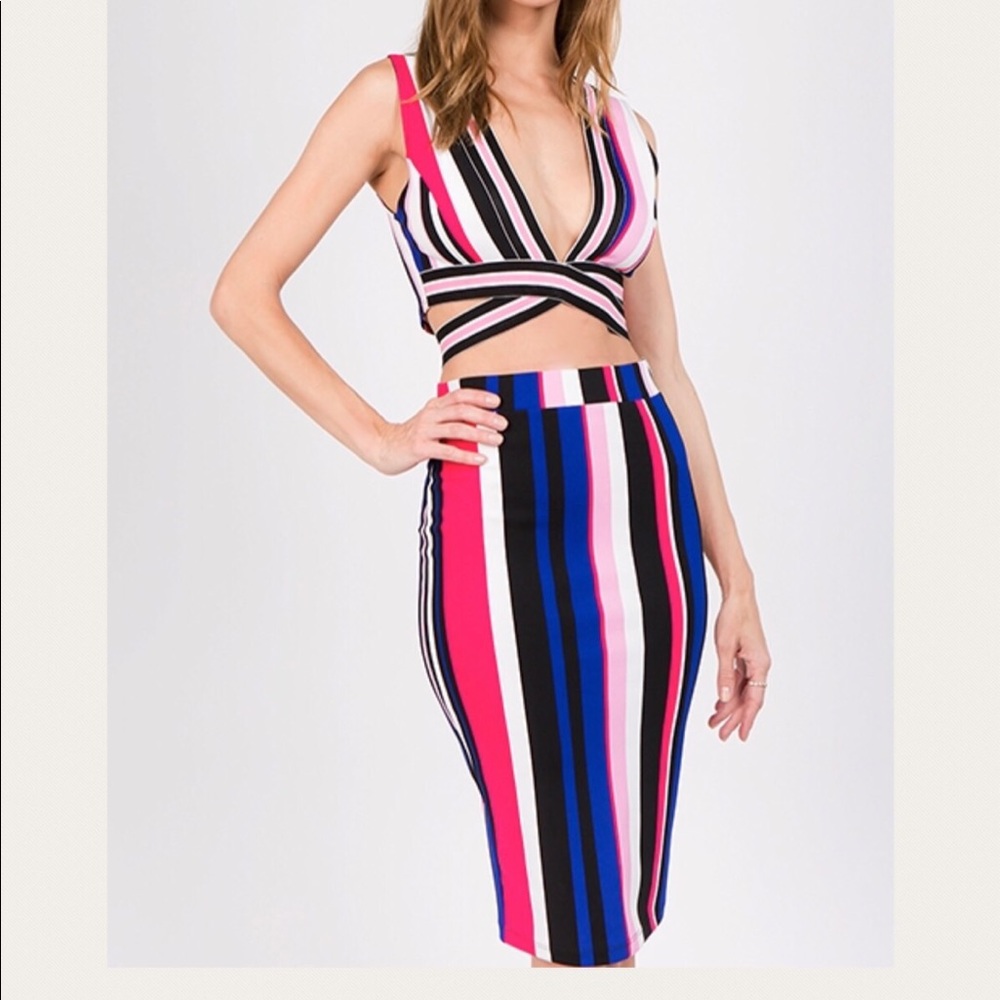 Retro Skirt Set